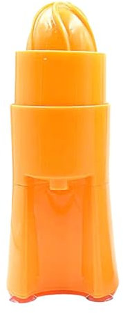 Lemon Squeezer - Manual Juicer Press | Citrus Squeezer | Small Orange Juice Squeezer | Leakproof Lemon Press | Fruit Juice Extractor | Glass Jar Base Handheld Citrus Press For Kitchen Home Oranges