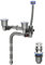 110 mm Sifone Lavandino Cucina 2 Vasche, Kit Tubo di Scarico per Lavello Della Cucina, Tubo Regolabile, Antiodore e Antitrabocco, Applicabile a tubi fognari φ40/50mm (grigio)