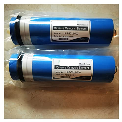 Filtros de Agua para Grifo, 2 Uds 600 Gpd Filtro De Ósmosis Inversa RO Membrana ULP 3012-600 Membrana Filtros De Agua Cartuchos Ro Filtro, para uso doméstico debajo del fregadero