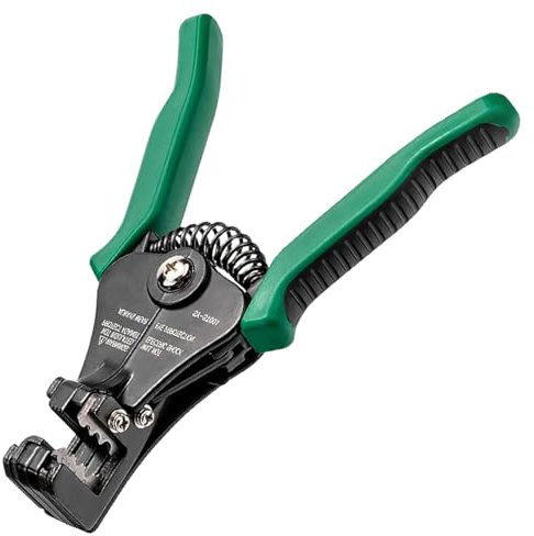 Photovoltaic Wire Stripping Plier - Automatic Wire Stripper, Wire Strippers Electrical 2.5/4/6mm² Electrician Cable Stripper with Spring Loaded Handles, Comfortable Grip annd Adjustable Wire Stop