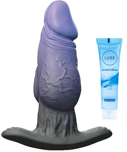 Large Butt Plug Dildo Anal Plug Sex Toyscouples for Couples Giant Wearable Butt Plug Silicone Anal Stretcher Adult Toys for Women Men Beginners Advanced Users Sex Toys for Man Butt (Blue)