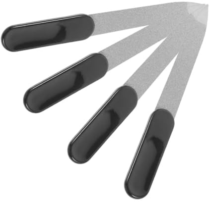 Ipetboom 4stücke Grobe Nagelfeile Aus Metall Wiederverwendbare Maniküre-werkzeuge Für Naturnägel Fingernagelfeilen Für Männer Und Frauen Abwaschbare Feile Für Nägel Und Fußnägel