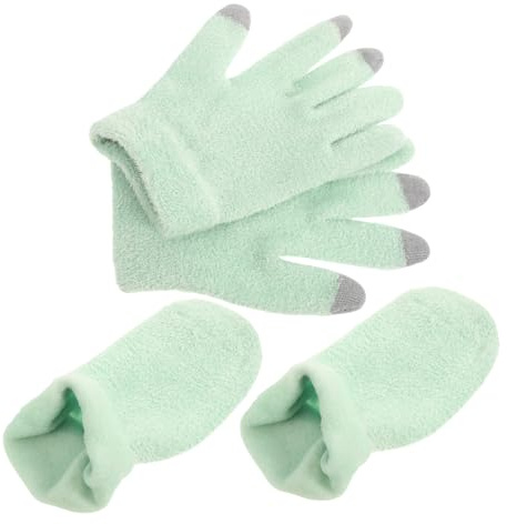 DEARMAMY Feuchtigkeitshandschuhe Für Damen Gelhandschuhe Zum Befeuchten Der Hände Über Nacht Handlotionshandschuhe Für Trockene Hände Atmungsaktiv Und Sicher Anwendung