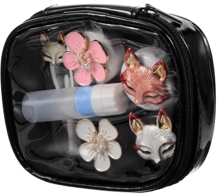 ELAYARD Lens Box Small Contact-Lens Holder Portable Plastic Case with Tools Dustproof Fine Workmanship Lightweight for Outdoor Use and Travel Storage
