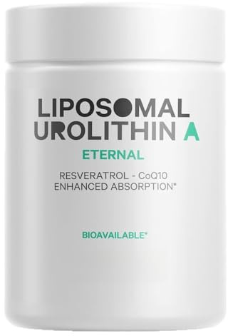 Liposomalt urolitin A – En ny väg bortom vitaminer – Hög biotillgänglighet – Liposomalt tillförselteknik – Veganskt, GMO-fritt, glutenfritt