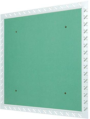 MW multi werkzeug Revisionsklappe 400 x 400 mm mit Gipskarton-Einlage imprägniert für Massivwand mit Einputzrahmen 40 x 40 cm