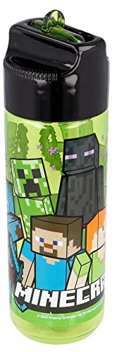 Stor Minecraft Bouteille d'eau pour enfant réutilisable en tritan 540 ml