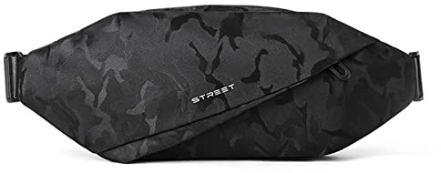 FANDARE Ultraleicht Brusttasche Sling Rucksack Daypacks Sport-Schultertaschen für Herren Schultertasche Umhängetasche für Outdoor Sport Wandern Radfahren Reisen Wasserdicht Nylon Camo B