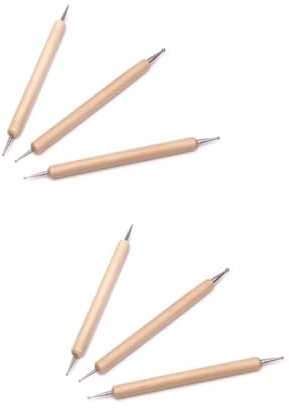 EXCEART Stylus Basteln 6 Stk Keramik- Und Töpferwerkzeuge Kugelstifte Für Tonwerkstatt Kugelschreiber Töpferwerkzeugsatz Tonskulptur Werkzeug Keramik-prägewerkzeug Nagelwerkzeug Kugelförmig Stock