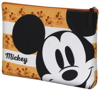 Disney Mickey Minnie Mouse-Neceser Soleil, 30,5 x 22,5 cm, Naranja Orange
