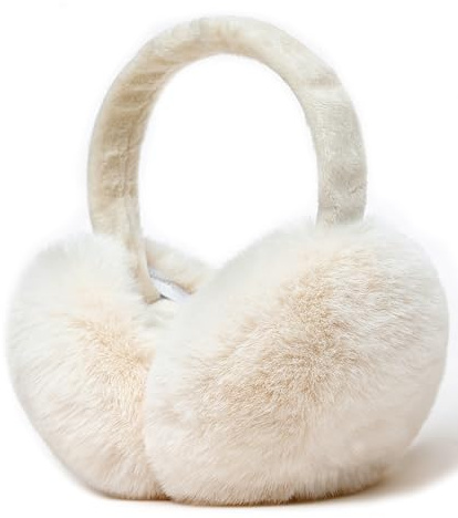 Unning Winter Ohrenschützer Damen Faltbare&Verstellbar Ohrenwärmer Kunstpelz Weich Ohrenschutz Ear Muffs Ear Warmers for Women