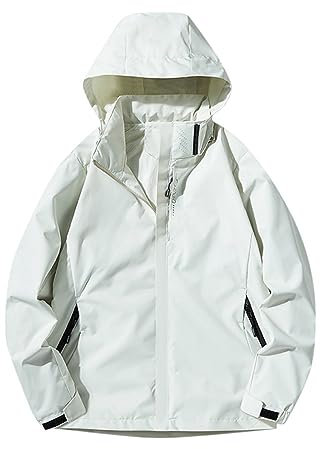 TYUIOP Regenjacke mit herausnehmbarer Innenjacke Damen Mantel Kapuzenjacke Winterjacke jacken reißverschluss cordjacke XXL Motorrad