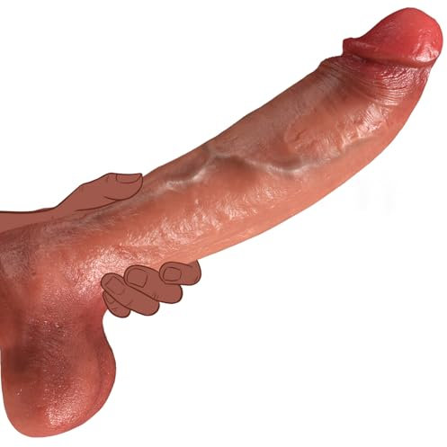 11 Inch Big Thick Dildo Adult Sex Toys, Realistic Huge Anal Dildo Dual Layer Silicone Dildos with Strong Suction Cup for G-spot Anal Hands-Free Play, Massive Wide for Women Men Couples Sex Toy