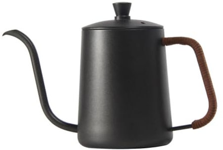 SOLUSTRE Edelstahl Kaffeekocher Mit Handpunschfunktion Längemundiger Edelstahlkessel Für Tee Und Kaffee Rostfrei Und Langlebig Für Heimgebrauch