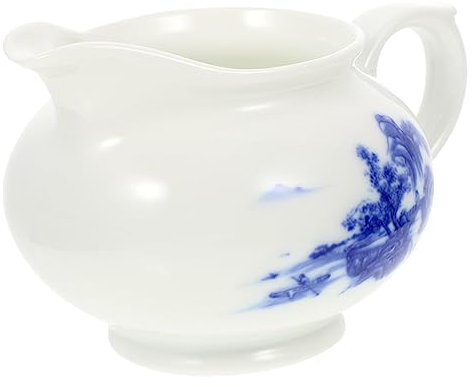 TIDTALEO Ceramic Sauce Container with Dripless Spout Stylish Gravy Boat for Sauces Condiments and Dipping Comfort-Grip Handle for Easy Serving Versatile Kitchen Restaurant Use