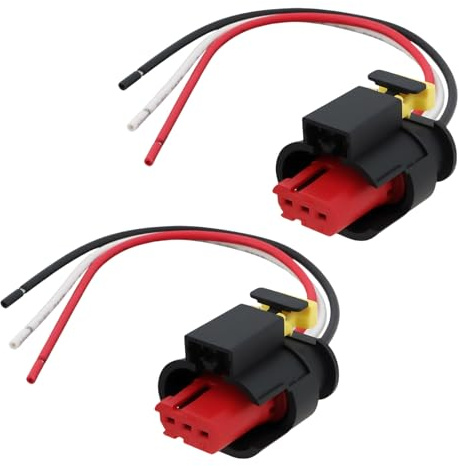 EMSea 2 Conectores de Bobina de Encendido de 3 Pines para Coche Arnés de Cableado 71752816 Compatible con Alfa Compatible con Fiat.