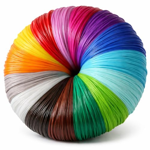 Fits4Kids PLA Filament Set, 1,75 mm, 20 Farben, 100 m