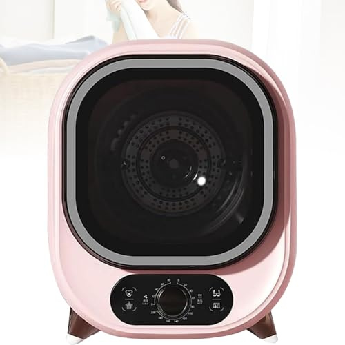 GwlThixion Sèche-Linge à Condensation Portable, Sèche-Linge à Condensation Compact et Portable, capacité de 0.8 kg, Adapté Aux Petits Espaces, Petit sèche-Linge à Condensation Pink