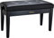 Roland Duett-Klavierbank in schwarzem Satin-Finish mit Vinyl-Sitz – RPB-D300BK