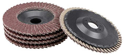 Disco lamellare, grana 240 4x 5/8 Mola abrasiva Disco abrasivo a lamelle ossido di alluminio 5 pezzi