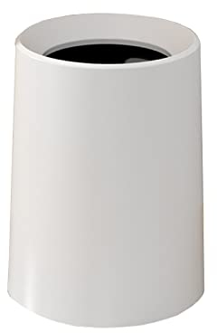 Poubelle Poubelle, Corbeille De Style Nordique 6L Peut Doubler La Couche De Forme Ronde Panier De Papier For Salle De Bain Cuisine Salon Chambre Blanche Blanche Poubelle Peut Bin Corbeille papiers