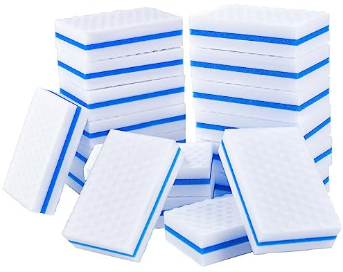 M. Neat Spugna in melammina, confezione da 20 pezzi, extra large, spessa, a lunga durata, 2 x densità, spugna magica per cancellare le superfici, panni per la pulizia