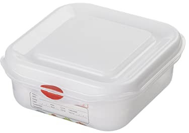 Gastronorm 1/6 Lot de 3 conteneurs alimentaires avec couvercle étanche 1,1 l Transparent