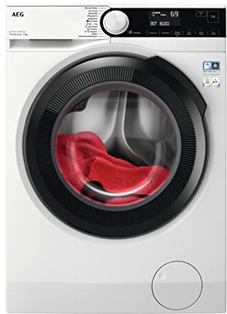 AEG Waschmaschine, ProSteam – Auffrischfunktion, 9,0 kg, Leise, Mengenautomatik, Nachlegefunktion, Kindersicherung, Wasserstopp, 1600 U/min, LR7A70690