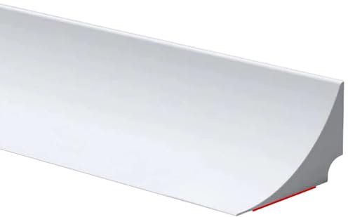 Joint Salle de Bain en Silicone Pare Baignoire, Joint pour Bas de Porte de Douche, Plan de Travail Cuisine et Porte de Douch