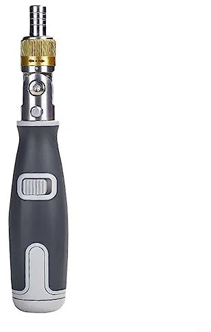Bidirectional Ratchet Deformation Multi Angle Screwdriver, 10 in 1 for PRECISION Screwdriver Set, Multi Bit Set with Magnetic Bit Ratche, Grey