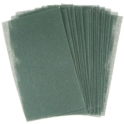 sourcing map 20 hojas de lija de malla de grano 400 de 2-3/4 x 5 pulgadas, papel de lija húmedo o seco, almohadillas abrasivas sin polvo para coche, madera, yeso, pulido y molienda de metal