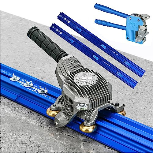 Tagliapiastrelle professionale per piastrelle in ceramica Tagliapiastrelle di grande formato Tagliapiastrelle manuale con ventose integrate Pinza per piastrelle con coltello spinta piastrelle 2.2m