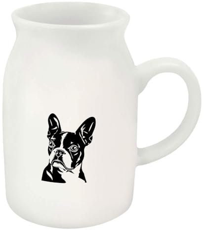 Azeeda 300ml 'Boston Terrier Dog' Ceramic Milk Jug (MJ00015051)