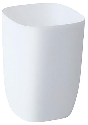 siduytin 10L Badezimmer Mülleimer Kleiner Mülleimer Kunststoff Papier Mülleimer Wasserdicht Moderner Aufbewahrungseimer Mülleimer für Schlafzimmer, Weiss