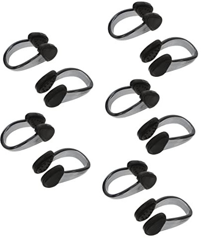 Kisangel Nasales para Nadar Paquete De 10 Suaves Reutilizables Resistentes Al Desgarro Nasales Cómodos para Nadadores