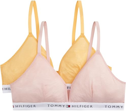 Tommy Hilfiger 2 Pack Triangle Uw0uw05987 Triangle Femme (Lot de 2)
