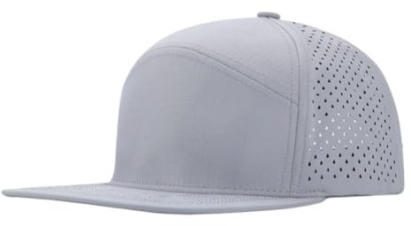 YAMEE Baseballkeps män vattentät snabbtorkande, snapback kepsar män mesh andningsbar, basecap män lätta, skärmmössor för män justerbar, keps män solskydd, hatt unisex utomhus, LJUSGRÅ, one size