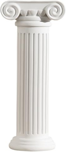 Artificial plants Vase de flores de columna romana Decoración central de arreglos florales para la pieza central para la oficina en el hogar y la decoración de eventos Elegante Roman para hermosas