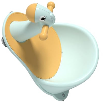 Hoement Siège de Bain Garçon Fille avec Ventouse Stable Chaise pour Sécurisée Support Assise PP Confortable Facile à Installer Adapté