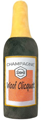 Erconsso Jouets à Coupelle pour Chien | Forme Bouteille De Vin Jeu Amusant | Jouet Couché Squeaky pour Chien,pour Mâchonnement Stimulation Mentale Activité Physique Intérieur Extérieur Caisse