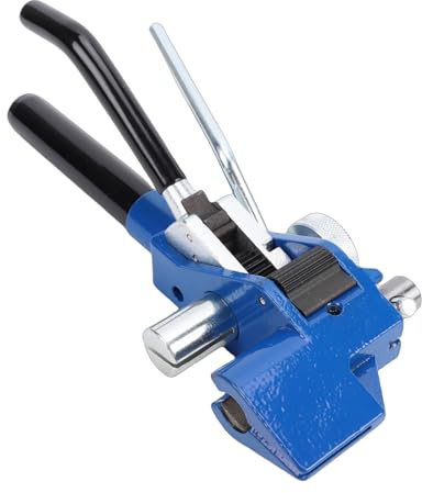 Leftwei Pinza per Fascette in Acciaio Inossidabile, Tenditore per Fascette in Metallo Autobloccante Acciaio Ad Alto Tenore di Carbonio e Strumento Taglio Tipo Cricchetto Risparmio