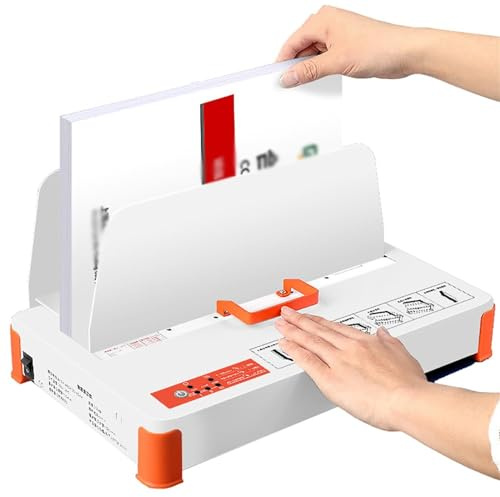 Elektrische Heißklebebindemaschine – Effizientes Bindegerät für A4-, A5- und A3-Papier – Ideal für Büros und Schulen, professionelle Dokumentenbindelösung