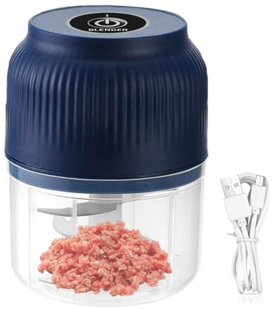 Tritacarne portatile senza fili, frullatore portatile, frullatore elettrico, robot da cucina domestico, mini frusta per uova senza fili, tritacarne, tritacarne, robot da cucina