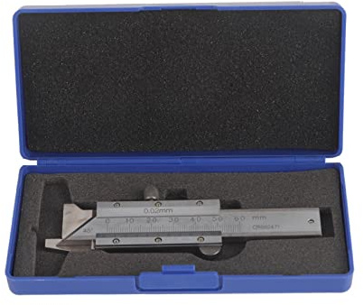 YWBL-WH Règle de Jauge de Chanfrein Pied à Coulisse en Acier Inoxydable 0-50 Mm Outil de Lecture Mécanique pour la Mesure de la Taille du Chanfrein dans la Fabrication Mécanique et le Traitement du