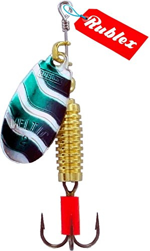 RUBLEX - 5 Cucharillas de Pesca VELTIC-2 ANV 3,50 GMS.