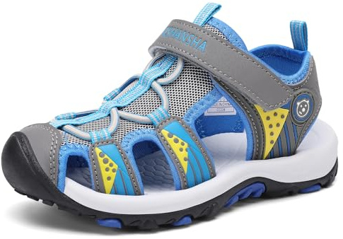 Saguaro Sandales Enfant Bout Fermé Plage Sports 25-39 EU | Garçon, Fille, Été, Pool Beach, Randonnée, Légères, Respirantes