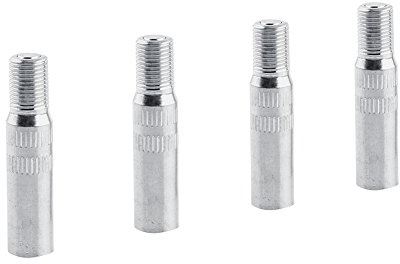 Reifenventil Verlängerung Adapter, 39mm x 7.5mm, Kupfer, Gerader Ventil Extender mit Ventilkappen für Auto Motorrad Fahrrad