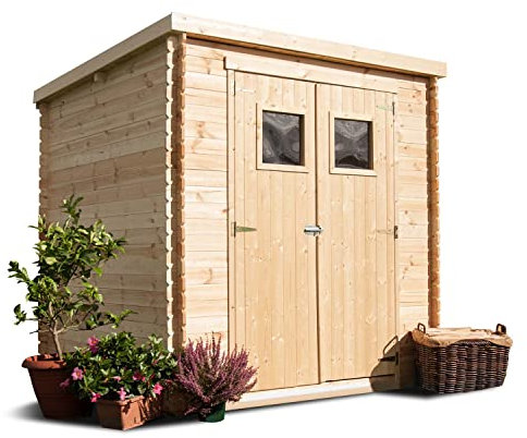 BIRBA - CASETTA DA GIARDINO IN LEGNO DI ABETE 200X200 CM