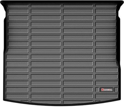 AUTOBULL Cargo Liner Compatible with Volkswagen VW Tiguan 5 Passenger 2018-2024 Cargo Mat, All Weather Protection Trunk Liner Rear Trunk mat ，Black