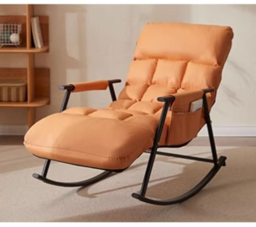 Relaxliege,Schaukelstuhl Outdoor/Wohnzimmer Mit Verstellbarer Rückenlehne,Loungesessel,Sessel Wohnzimmer,Relaxsessel Mit Liegefunktion Lesesessel Chair,relaxsessel & -liegen,Schaukelsessel ( Color : O